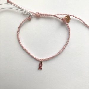 Pura Vida Breast Cancer Awareness string bracelet
